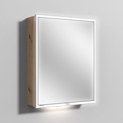 Sanipa Reflection Spiegelschrank MILO 60 mit LED-Beleuchtung, Eiche Natural-Touch, AU03185 AU03185 Sanipa Reflection Spiegelschrank MILO 60 mit LED-Beleuchtung, Eiche Natural-Touch, AU03185 AU03185