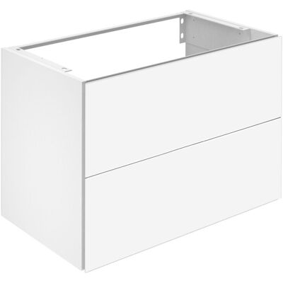 Keuco X-Line Badezimmer-Unterschrank - Edelstahl Satin, Glas, 80x60.5cm Keuco X-Line Badezimmer-Unterschrank - Edelstahl Satin, Glas, 80x60.5cm