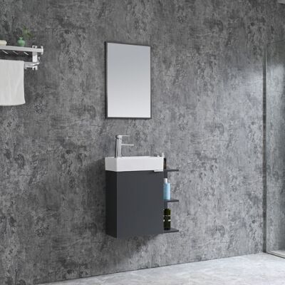 Neuesbad NBHT55001 - Set mit Schrank, Waschbecken & Spiegel Neuesbad NBHT55001 - Set mit Schrank, Waschbecken & Spiegel