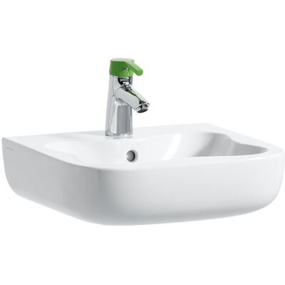 LAUFEN Waschbecken Florakids - Zentrales Hahnloch - Mit Überlauf - 450x410 - Waschtisch LAUFEN Waschbecken Florakids - Zentrales Hahnloch - Mit Überlauf - 450x410 - Waschtisch