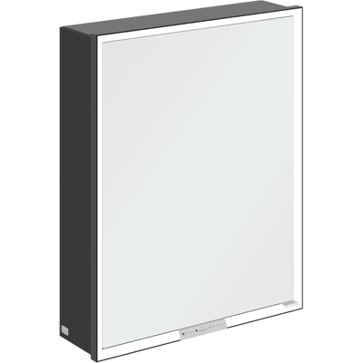 Villeroy & Boch Aufputz-Spiegelschrank My View+ B4816L 600x750x168mm m. Bel. Volcano Black B4816LVL Villeroy & Boch Aufputz-Spiegelschrank My View+ B4816L 600x750x168mm m. Bel. Volcano Black B4816LVL