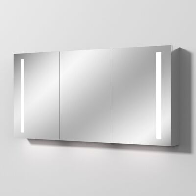 Sanipa Reflection Aluminium-Spiegelschrank ALEX 150 mit LED-Beleuchtung, AU3199Z AU3199Z Sanipa Reflection Aluminium-Spiegelschrank ALEX 150 mit LED-Beleuchtung, AU3199Z AU3199Z
