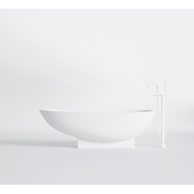 Steinberg Serie 490 Freistehende Badewanne, rund, mit Überlauf, inkl. Ablaufgarnitur, Ablaufschlauch 4908400W Steinberg Serie 490 Freistehende Badewanne, rund, mit Überlauf, inkl. Ablaufgarnitur, Ablaufschlauch 4908400W