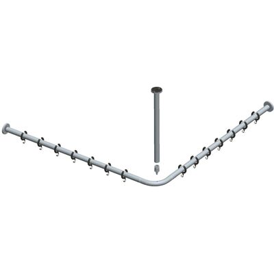 Keuco Brausevorhangstangen-Set Plan 14937, 14937170900 Keuco Brausevorhangstangen-Set Plan 14937, 14937170900