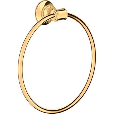 HANSGROHE AXOR Montreux Handtuchring - Polished Gold Optic HANSGROHE AXOR Montreux Handtuchring - Polished Gold Optic
