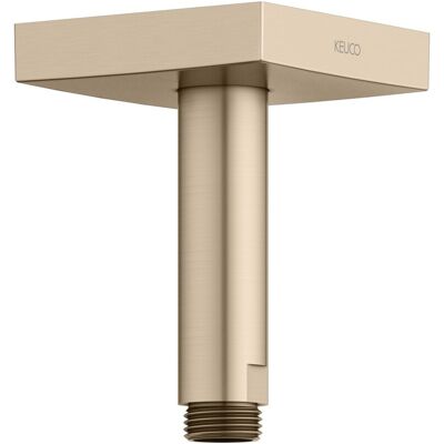 KEUCO GMBH & CO. KG Duscharm - Deckenmontage, 100mm Ausladung, Gebürstet Bronze - Duscharm KEUCO GMBH & CO. KG Duscharm - Deckenmontage, 100mm Ausladung, Gebürstet Bronze - Duscharm