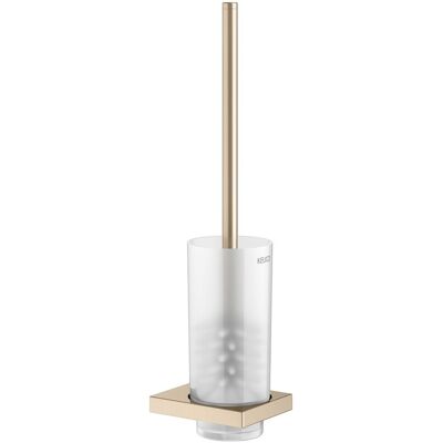 KEUCO Edition 11 Toilettenbürstengarnitur - Wandmontage, Kristalleinsatz, Bronze gebürstet KEUCO Edition 11 Toilettenbürstengarnitur - Wandmontage, Kristalleinsatz, Bronze gebürstet