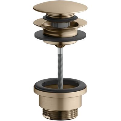 Keuco Ablaufgarnitur - Bronze gebürstet - G 1 1/4 - Push-Open Keuco Ablaufgarnitur - Bronze gebürstet - G 1 1/4 - Push-Open