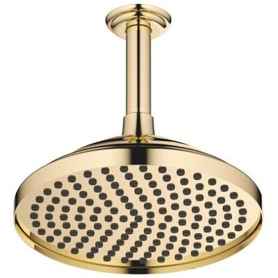 Dornbracht Regenbrause mit Deckenanbindung MADISON 28565977 200 mm Messing (23kt Gold) 28565977-09 Dornbracht Regenbrause mit Deckenanbindung MADISON 28565977 200 mm Messing (23kt Gold) 28565977-09
