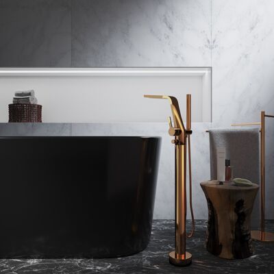 Steinberg Modell 260 Freistehende Bad Armatur - Rose Gold Steinberg Modell 260 Freistehende Bad Armatur - Rose Gold