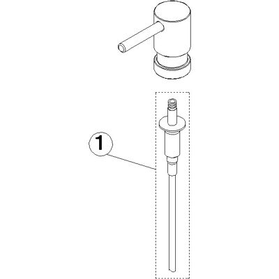 Dornbracht Lotionspender Ersatzteile 90101053501 Platin gebürstet 90101053501-06 Dornbracht Lotionspender Ersatzteile 90101053501 Platin gebürstet 90101053501-06