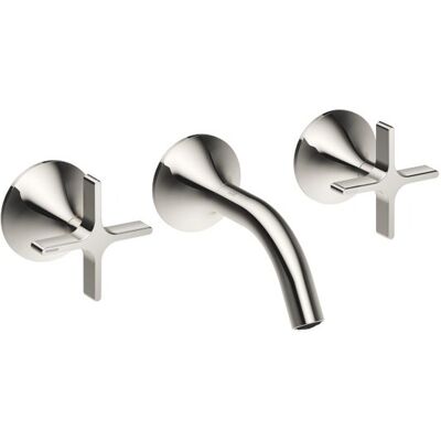 Dornbracht Waschtisch-Wandbatterie ohne Ablaufgarnitur VAIA 36702809 Platin 36702809-08 Dornbracht Waschtisch-Wandbatterie ohne Ablaufgarnitur VAIA 36702809 Platin 36702809-08