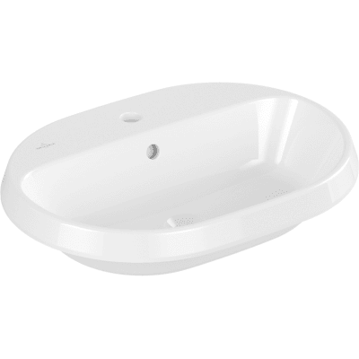 Villeroy & Boch Architectura Oval Waschtisch - Sanitärkeramik, 60x45cm, Weiß Villeroy & Boch Architectura Oval Waschtisch - Sanitärkeramik, 60x45cm, Weiß