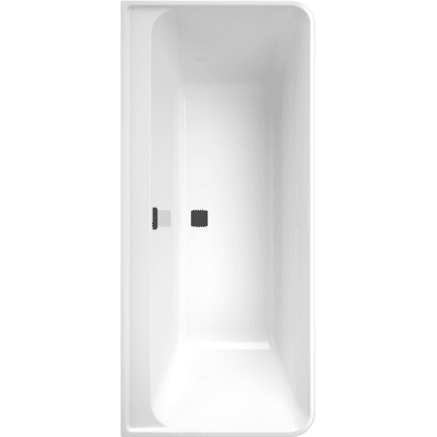 Villeroy & Boch Collaro Duo Wandbad aus Acryl - Schwarz Matt Villeroy & Boch Collaro Duo Wandbad aus Acryl - Schwarz Matt