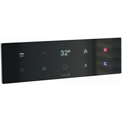 Kludi TouchTronic Elektronisches Unterputz-Thermostat - Touch Display - Schwarz - Thermostat Kludi TouchTronic Elektronisches Unterputz-Thermostat - Touch Display - Schwarz - Thermostat