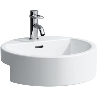 Laufen Living City Halbeinbau-Waschtisch - Weiß - 460x460mm Laufen Living City Halbeinbau-Waschtisch - Weiß - 460x460mm