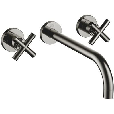 Dornbracht Waschtisch-Wandbatterie ohne Ablaufgarnitur TARA 36717892 Dark Chrome 36717892-19 Dornbracht Waschtisch-Wandbatterie ohne Ablaufgarnitur TARA 36717892 Dark Chrome 36717892-19