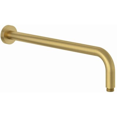 Kludi A-QA Wand-Brausearm - Brushed Gold - 400mm - Duscharm Kludi A-QA Wand-Brausearm - Brushed Gold - 400mm - Duscharm