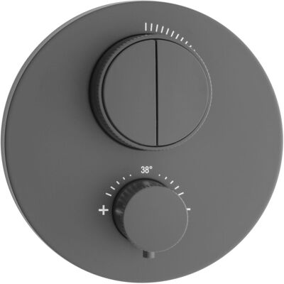 Herzbach Deep Grey Thermostat Kit - Für 2 Verbraucher Herzbach Deep Grey Thermostat Kit - Für 2 Verbraucher