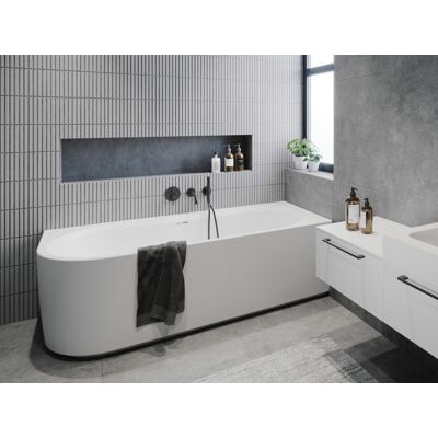 Riho wandstehende Badewanne Desire Corner 184x84 L seidenmatt weiß, B088001105 B088001105 Riho wandstehende Badewanne Desire Corner 184x84 L seidenmatt weiß, B088001105 B088001105