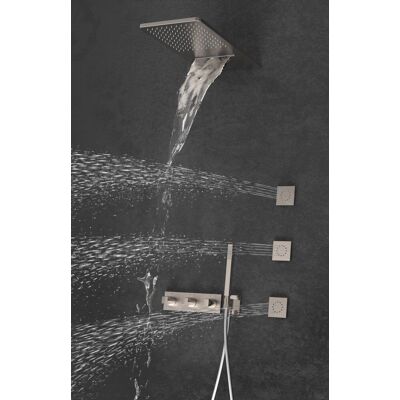 Tres Bausatz 4 Wege Thermostat Unterputz B system für die Dusche , 30725405AC 30725405AC Tres Bausatz 4 Wege Thermostat Unterputz B system für die Dusche , 30725405AC 30725405AC