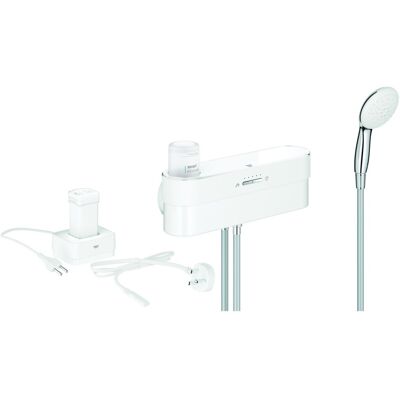 Grohe Starterset Dusche Purefoam 105074, mit Handbrause/Schlauch weiß/chrom, 1050740000 1050740000 Grohe Starterset Dusche Purefoam 105074, mit Handbrause/Schlauch weiß/chrom, 1050740000 1050740000