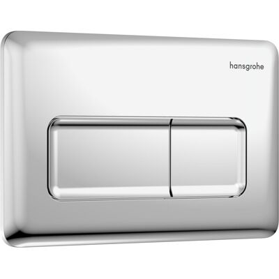 Hansgrohe iFrame Original Q Betätigungsplatte für 2-Mengen-Spülung, Chrom, 66001000 66001000 Hansgrohe iFrame Original Q Betätigungsplatte für 2-Mengen-Spülung, Chrom, 66001000 66001000