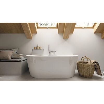 Neuesbad Serie 600 freistehende Badewanne, Material: Acryl, Vorwandversion, 1600x750x580mm NB1KDS_016W1 Neuesbad Serie 600 freistehende Badewanne, Material: Acryl, Vorwandversion, 1600x750x580mm NB1KDS_016W1