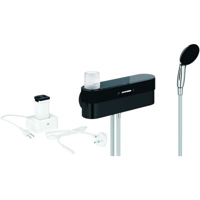 Grohe Starterset Dusche Purefoam 103367, mit Handbrause/Schlauch schwarz/chrom, 1033670000 1033670000 Grohe Starterset Dusche Purefoam 103367, mit Handbrause/Schlauch schwarz/chrom, 1033670000 1033670000