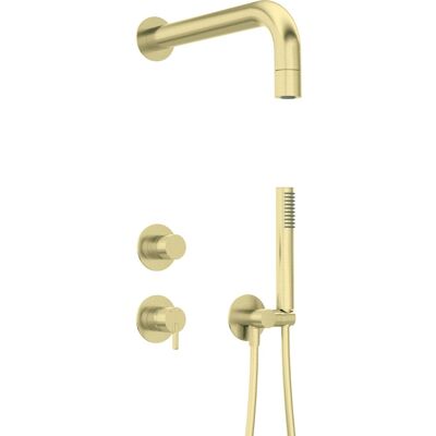 Deante Gold Gebürstet Unterputz Dusch-Set - Regen - Badewanne - Dusche Deante Gold Gebürstet Unterputz Dusch-Set - Regen - Badewanne - Dusche