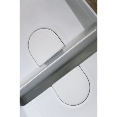 Laufen Sonar Doppelwaschtisch - Saphirkeramik, ohne Hahnloch, 1000x370mm Laufen Sonar Doppelwaschtisch - Saphirkeramik, ohne Hahnloch, 1000x370mm