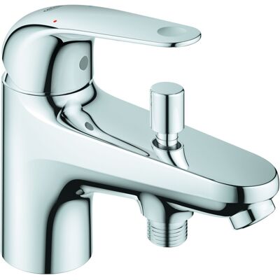 Grohe Euroeco Wannenarmatur - Keramik, Chrom, 131mm Ausladung - Badarmatur Grohe Euroeco Wannenarmatur - Keramik, Chrom, 131mm Ausladung - Badarmatur