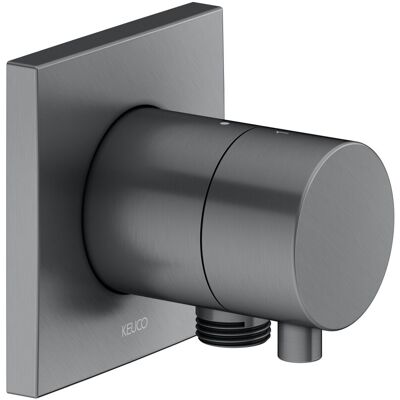 Keuco IXMO 2-Wege Ventil - Eckig, Komfortgriff - Schwarzchrom Keuco IXMO 2-Wege Ventil - Eckig, Komfortgriff - Schwarzchrom
