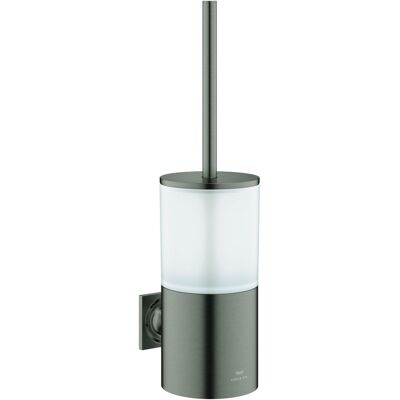 Grohe WC-Bürstengarnitur Allure 40340_1 Wandmontage hard graphite gebürstet, 40340AL1 40340AL1 Grohe WC-Bürstengarnitur Allure 40340_1 Wandmontage hard graphite gebürstet, 40340AL1 40340AL1