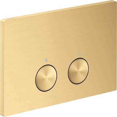 Hansgrohe Drückerplatte Axor FlushPlate brushed gold optic , 42530250 42530250 Hansgrohe Drückerplatte Axor FlushPlate brushed gold optic , 42530250 42530250