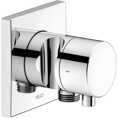 Keuco 2-Wege Ab-u.Umstellventil IXMO Comf.59557, Schlauchanschl./Brauseh.,eckig,verchromt, 595570112 59557011202 Keuco 2-Wege Ab-u.Umstellventil IXMO Comf.59557, Schlauchanschl./Brauseh.,eckig,verchromt, 595570112 59557011202
