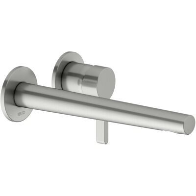Keuco Waschtischarmatur UP Edition 400 51516, Wandm., Ausl. 243 mm, Edelstahl-fin., 51516060202 51516060202 Keuco Waschtischarmatur UP Edition 400 51516, Wandm., Ausl. 243 mm, Edelstahl-fin., 51516060202 51516060202