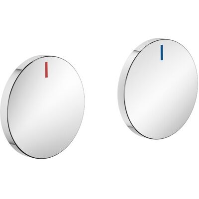 Dornbracht CYO Set Griffeinsatz rot & blau - Badezimmer Zubehör Dornbracht CYO Set Griffeinsatz rot & blau - Badezimmer Zubehör