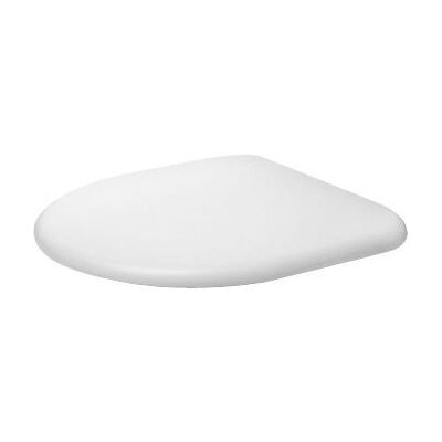 Duravit Modell 006961 - Weiße WC-Sitz mit Edelstahl-Scharnieren Duravit Modell 006961 - Weiße WC-Sitz mit Edelstahl-Scharnieren