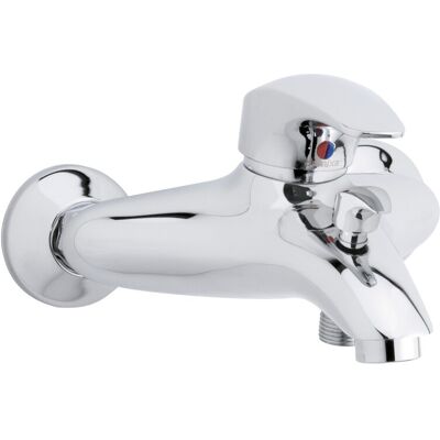 Damixa Space Badewannen- und Duscharmatur - Keramik, Chrom, 150mm Damixa Space Badewannen- und Duscharmatur - Keramik, Chrom, 150mm