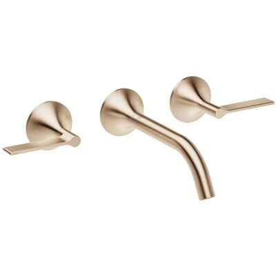 Dornbracht Waschtisch-Wandbatterie ohne Ablaufgarnitur VAIA 36712819 Champagne gebürstet (22kt Gold) 36712819-46 Dornbracht Waschtisch-Wandbatterie ohne Ablaufgarnitur VAIA 36712819 Champagne gebürstet (22kt Gold) 36712819-46
