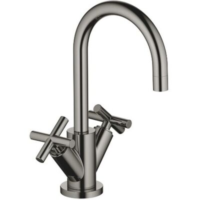 Dornbracht Waschtisch-Einlochbatterie mit Ablaufgarnitur TARA 22512892 Dark Chrome 22512892-19 Dornbracht Waschtisch-Einlochbatterie mit Ablaufgarnitur TARA 22512892 Dark Chrome 22512892-19