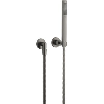 Dornbracht Schlauchbrausegarnitur mit Einzelrosetten TARA 27802892 Dark Platinum gebürstet(DF red.) 27802892-990010 Dornbracht Schlauchbrausegarnitur mit Einzelrosetten TARA 27802892 Dark Platinum gebürstet(DF red.) 27802892-990010