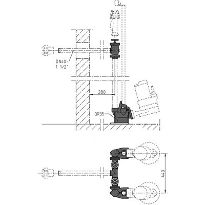 Jung Pumpen S-Zubehör Armaturen Dn40-D Mc JP48924 Jung Pumpen S-Zubehör Armaturen Dn40-D Mc JP48924