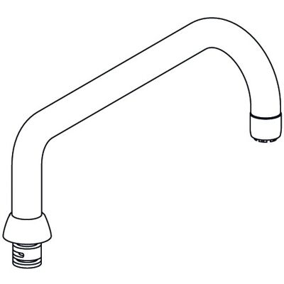 KWC Auslauf GASTRO Wand A250, oben, chromeline 108505 KWC Auslauf GASTRO Wand A250, oben, chromeline 108505
