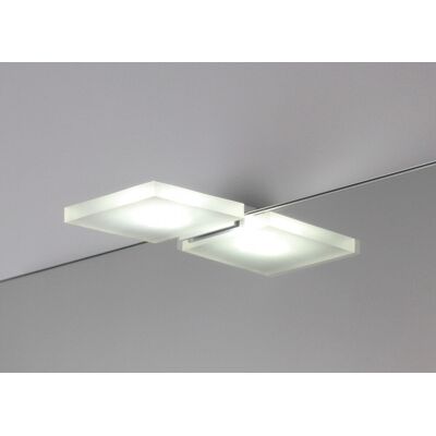 Koh-i-Noor Spiegelleuchte mit LED-Licht. Anbringung an der oberen Spiegelkante, 7905 7905 Koh-i-Noor Spiegelleuchte mit LED-Licht. Anbringung an der oberen Spiegelkante, 7905 7905