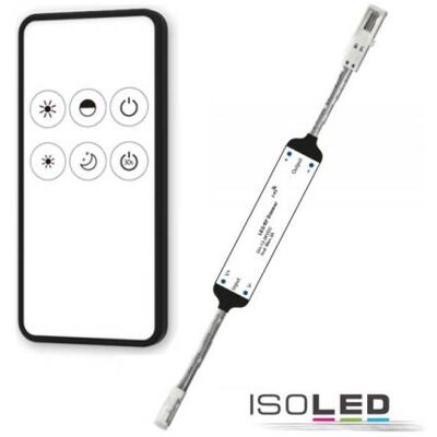 MiniAMP Funk Dimmer mit Fernbedienung 12-24V DC 3A Steckfertig Fiai IsoLED 114466 MiniAMP Funk Dimmer mit Fernbedienung 12-24V DC 3A Steckfertig Fiai IsoLED 114466