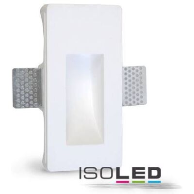 ISOLED Gips-Wand-Einbauleuchte - Länglich, klein, GU4 - Wandleuchte ISOLED Gips-Wand-Einbauleuchte - Länglich, klein, GU4 - Wandleuchte