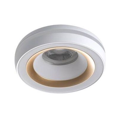 Kanlux Einbaurahmen Downlight ELICEO weiß mit Ring in gold GU10 GU5,3 IP20 Kanlux 35287 Kanlux Einbaurahmen Downlight ELICEO weiß mit Ring in gold GU10 GU5,3 IP20 Kanlux 35287