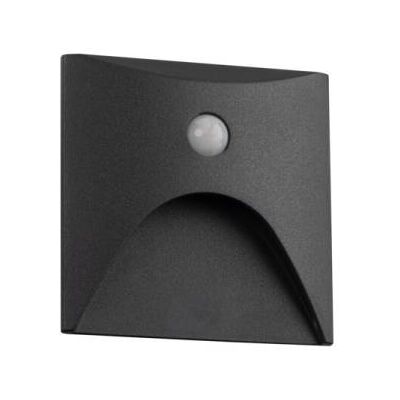Kanlux EXIN LED Treppenleuchte Bewegungssensor PIR anthrazit eckig 2,5W 50lm Warmweiß 3000K IP65 Kanlux 39131 Kanlux EXIN LED Treppenleuchte Bewegungssensor PIR anthrazit eckig 2,5W 50lm Warmweiß 3000K IP65 Kanlux 39131